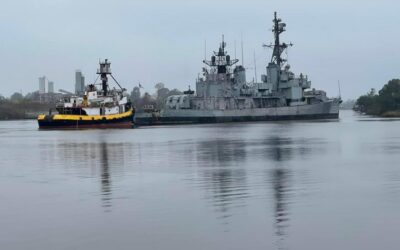 Jacksonville Naval Museum sends USS Orleck Museum Ship to Drydock